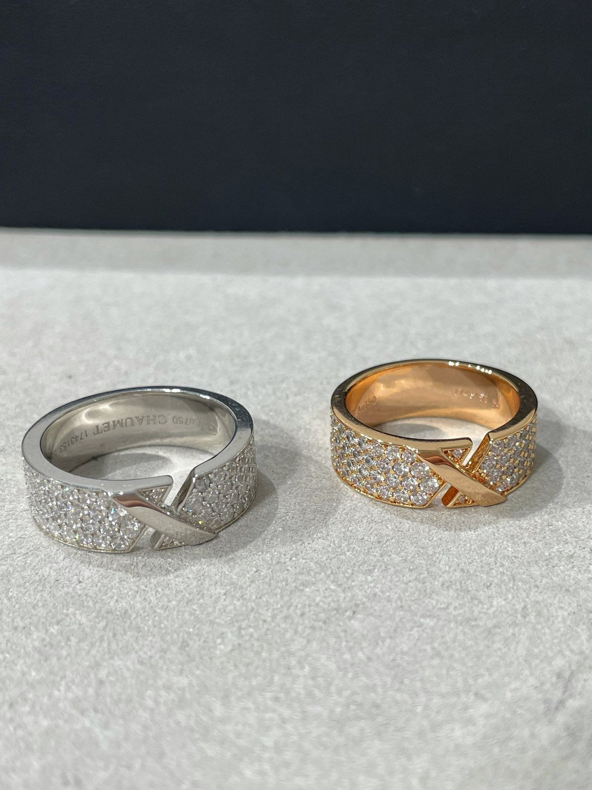 [⭐Lioran]LIENS EVIDENCE  DIAMOND PAVED RING