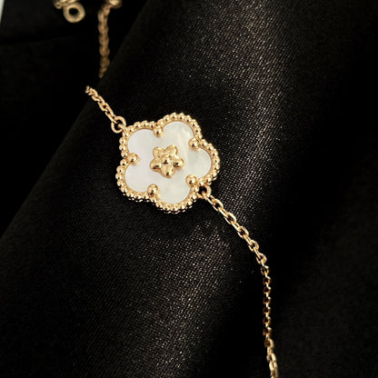 [⭐Lioran]LUCKY SPRING ROSE GOLD MOP BRACELET