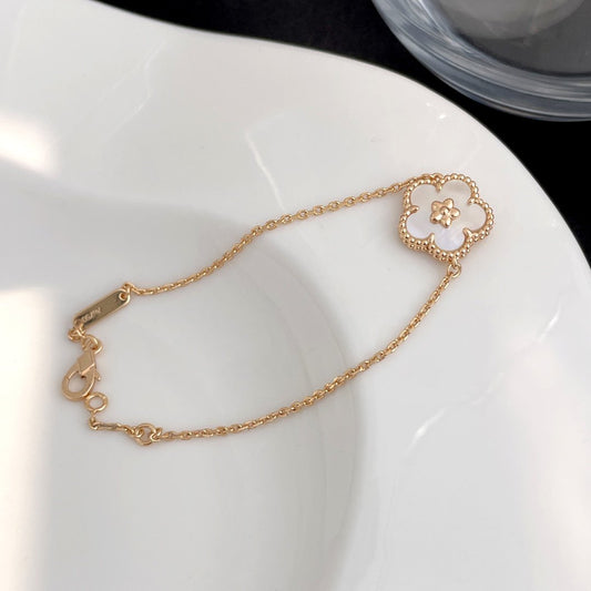 [⭐Lioran]LUCKY SPRING ROSE GOLD MOP BRACELET