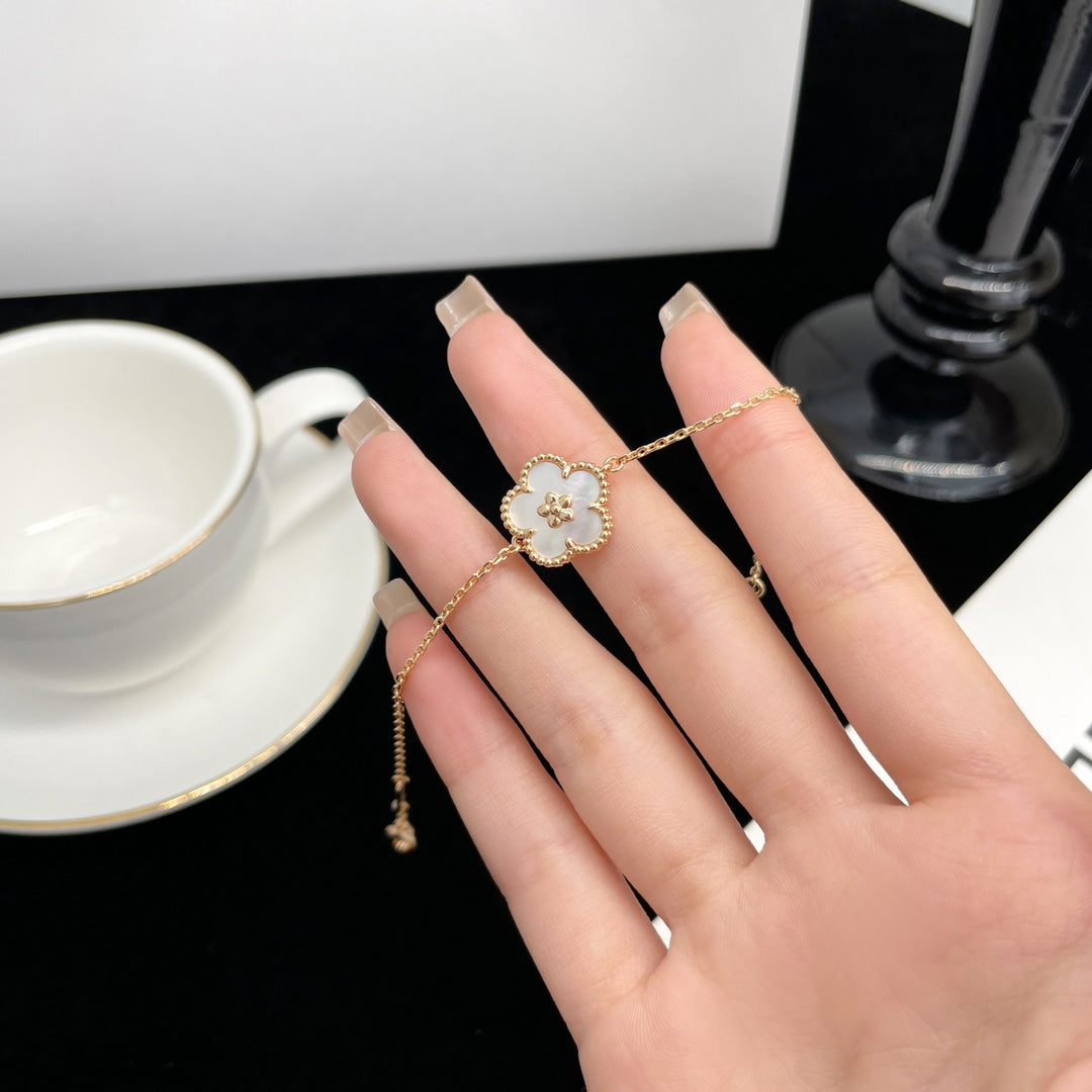 [⭐Lioran]LUCKY SPRING ROSE GOLD MOP BRACELET