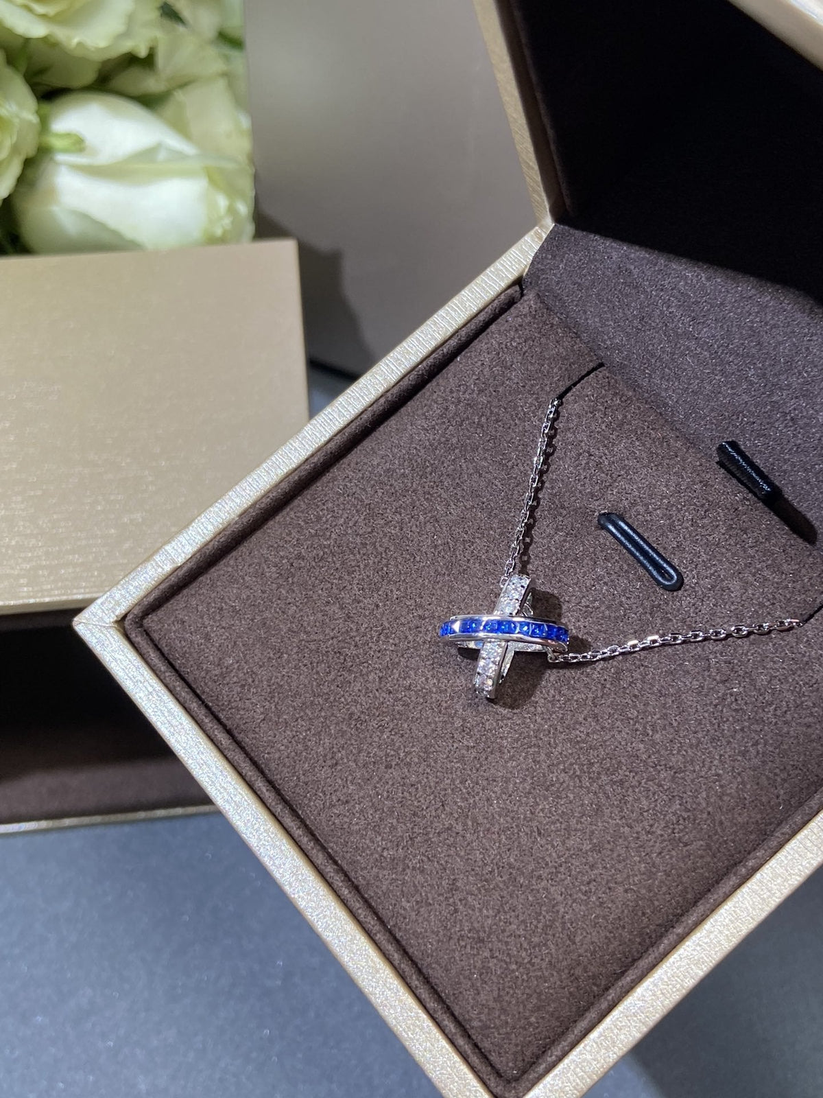 [⭐Lioran]LIENS DIAMOND SILVER NECKLACE