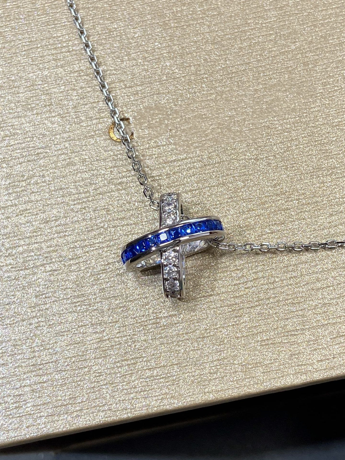 [⭐Lioran]LIENS DIAMOND SILVER NECKLACE