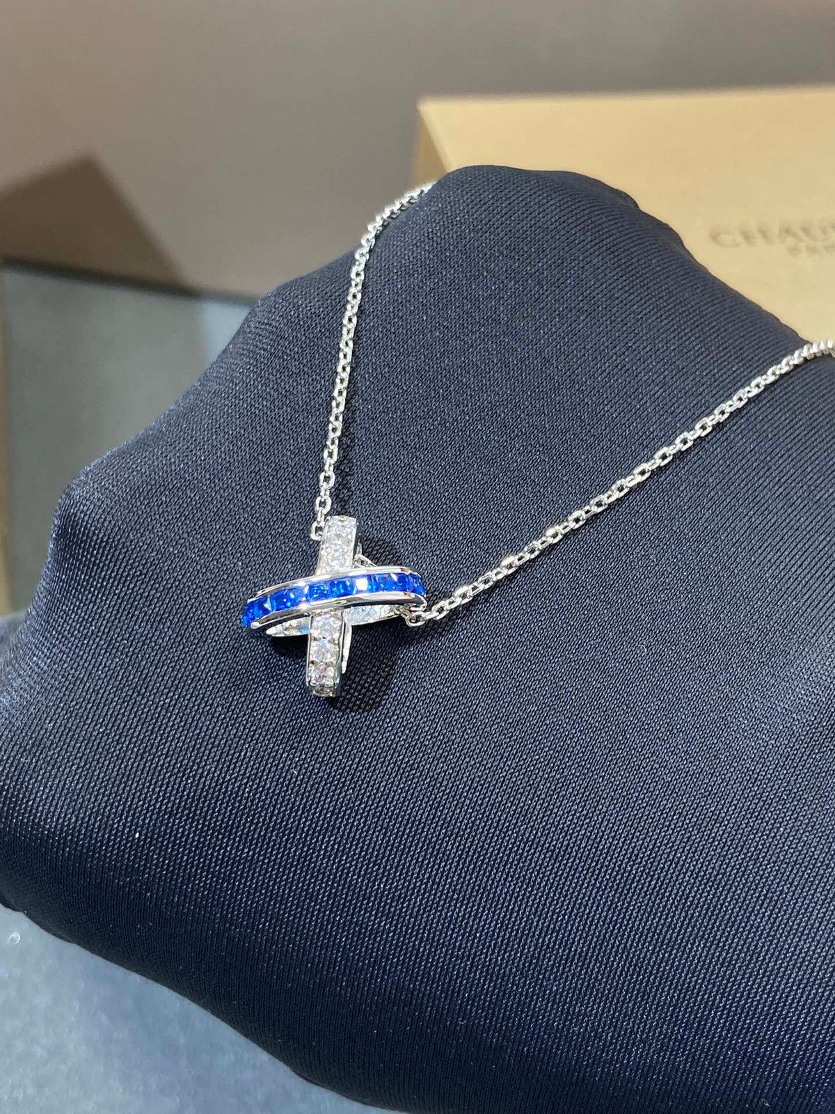 [⭐Lioran]LIENS DIAMOND SILVER NECKLACE