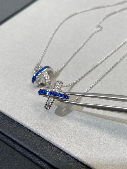 [⭐Lioran]LIENS DIAMOND SILVER NECKLACE