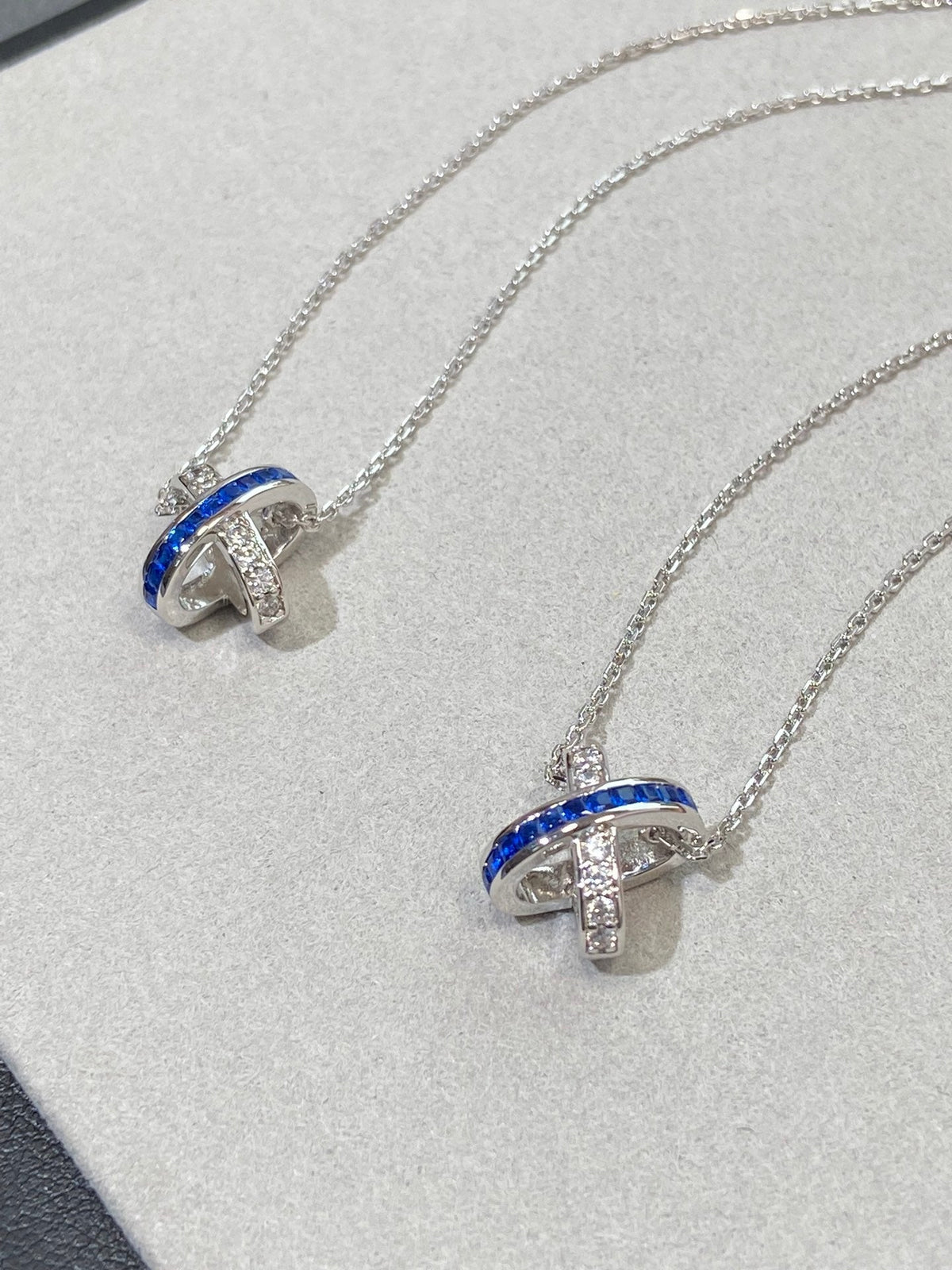 [⭐Lioran]LIENS DIAMOND SILVER NECKLACE