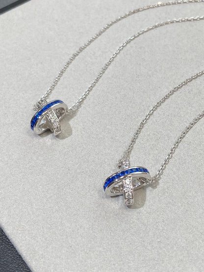 [⭐Lioran]LIENS DIAMOND SILVER NECKLACE