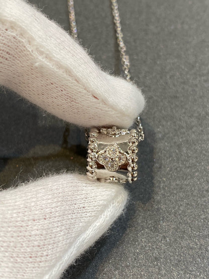 [⭐Lioran]PERLEE PEDANT SIVLER DIAMOND NECKLACE