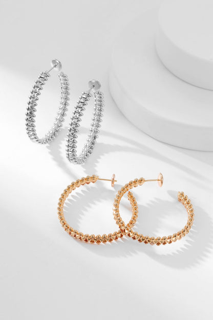 [⭐Lioran]CLASH HOOP EARRINGS