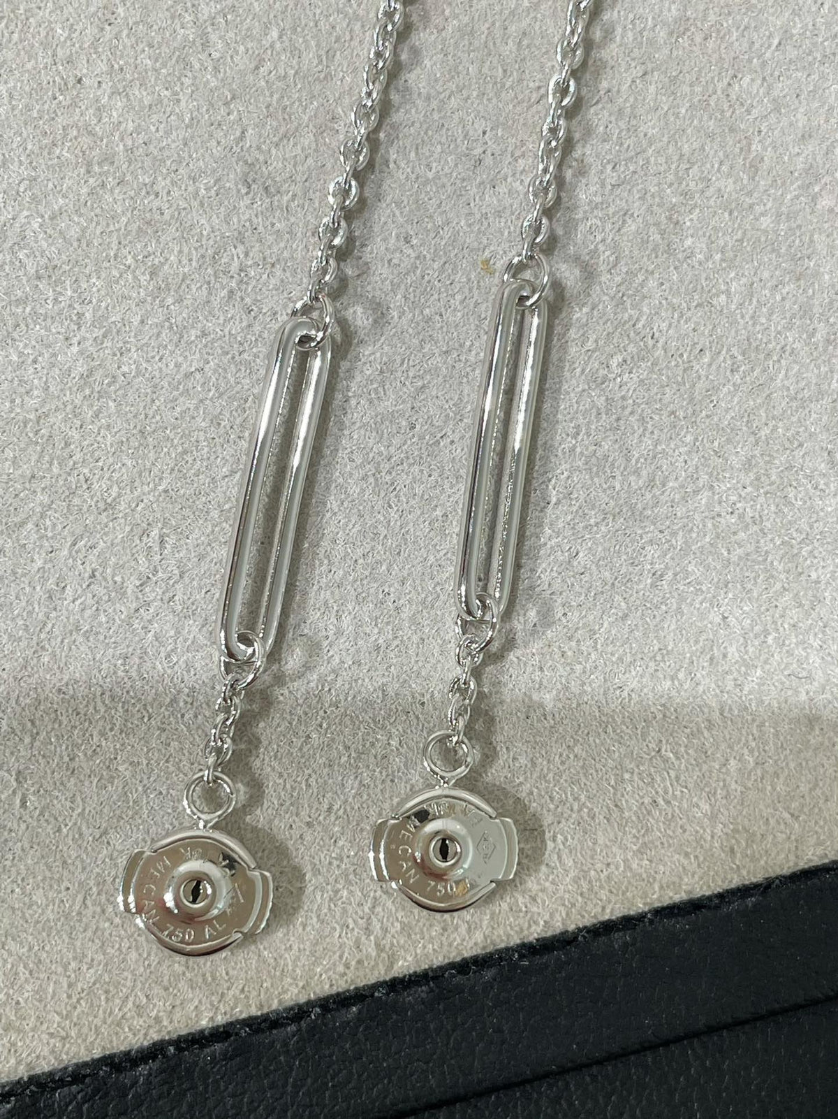 [⭐Lioran]CHAINE CHAOS DIAMOND DROP EARRINGS