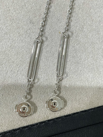 [⭐Lioran]CHAINE CHAOS DIAMOND DROP EARRINGS