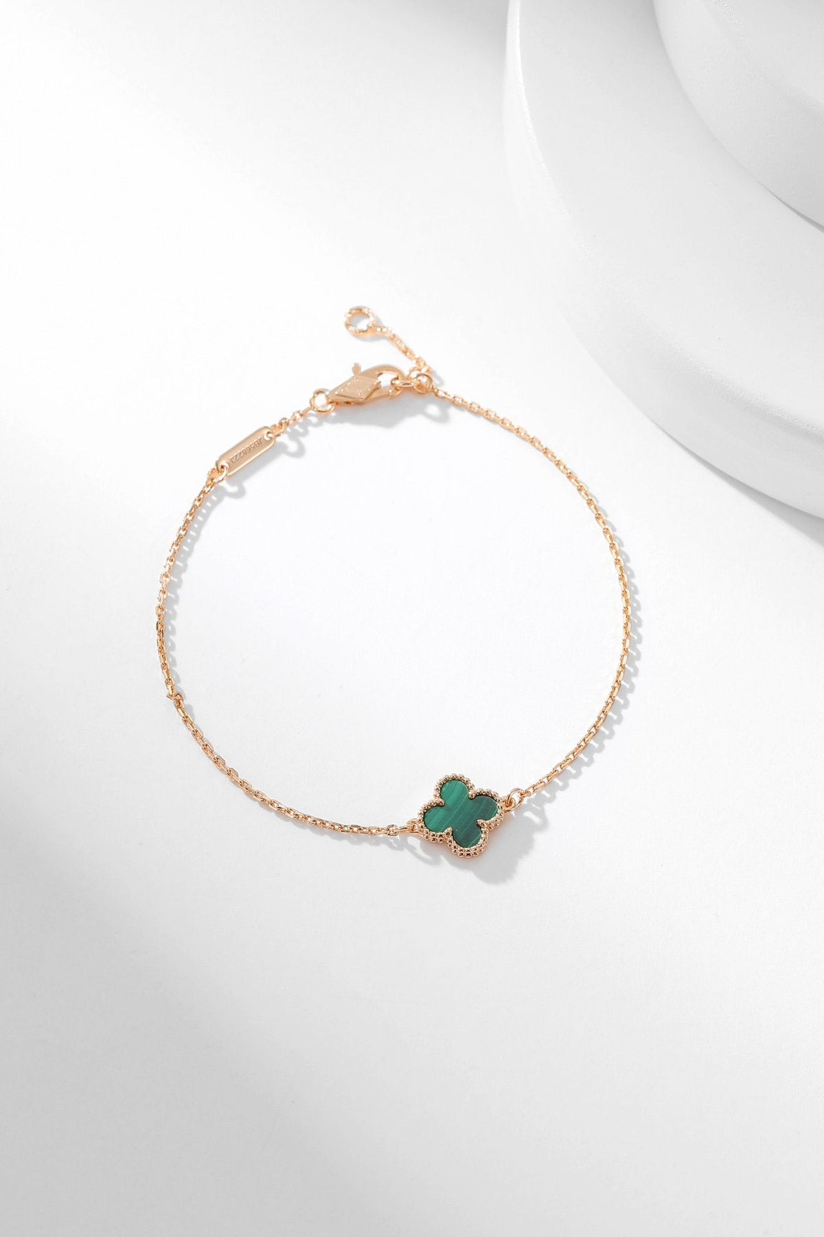 [⭐Lioran]CLOVER BRACELET MALACHITE 1 MOTIF