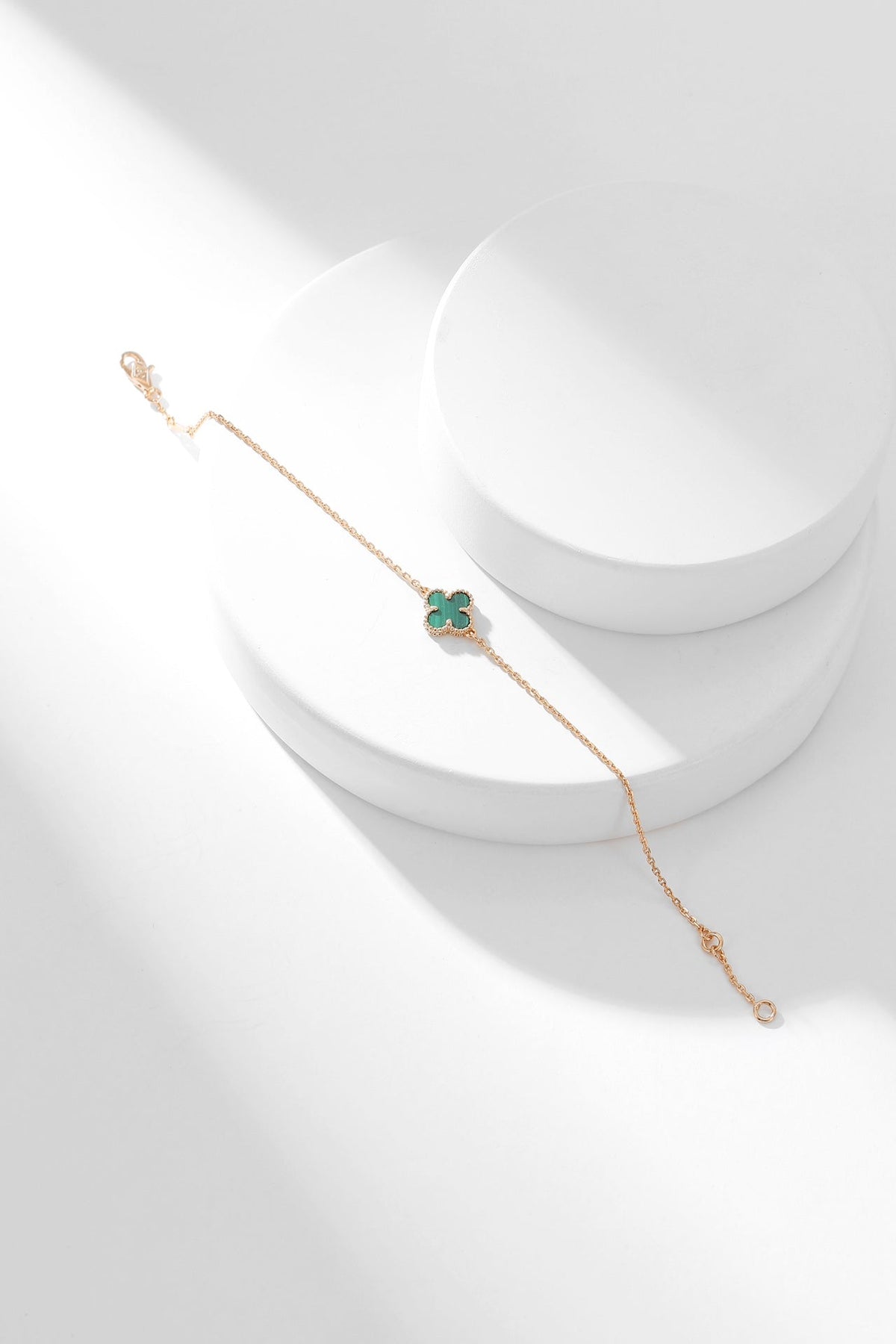 [⭐Lioran]CLOVER BRACELET MALACHITE 1 MOTIF
