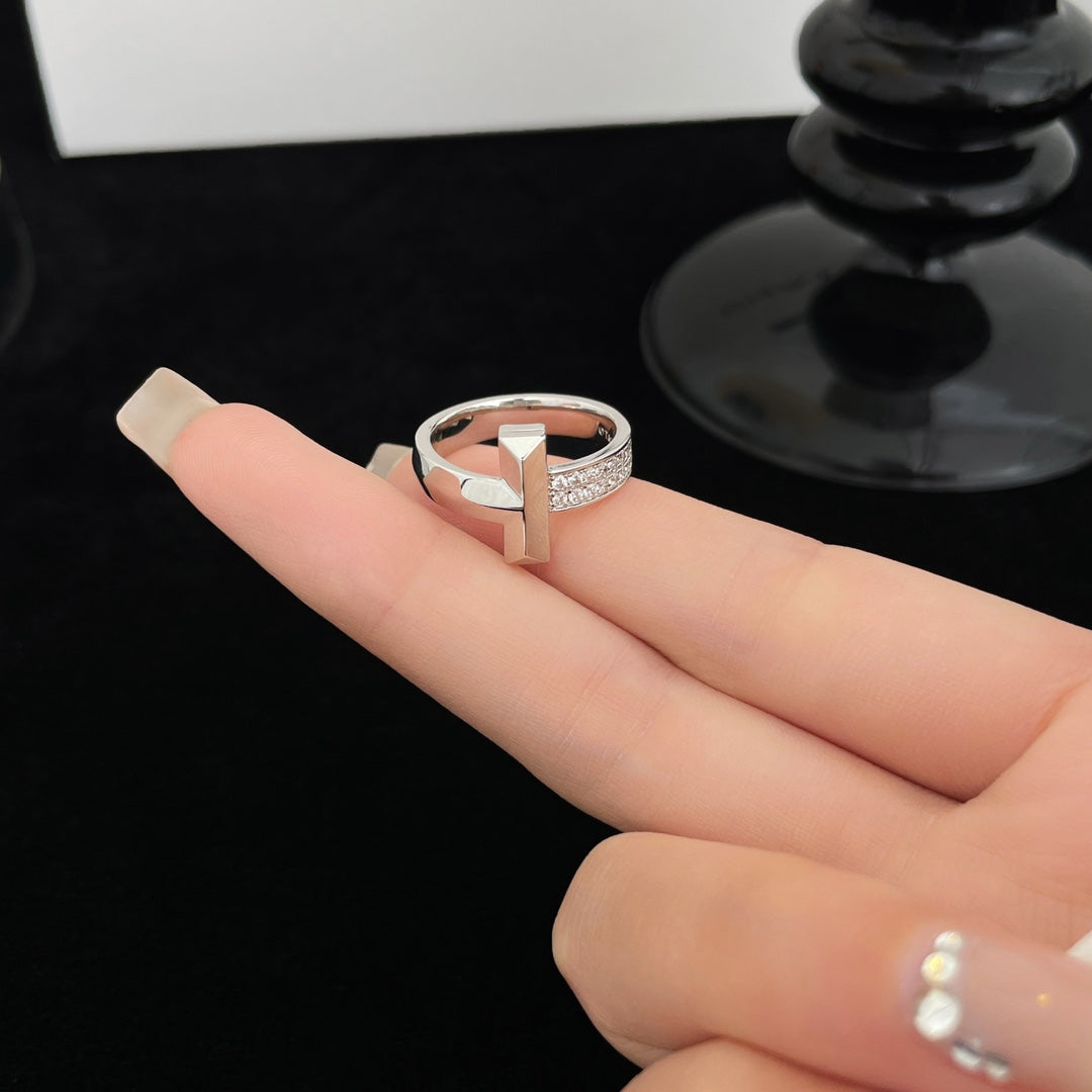 [Lioran]T WIDE DIAMOND RING