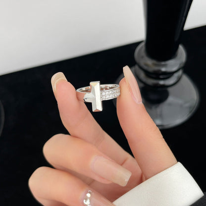 [Lioran]T WIDE DIAMOND RING