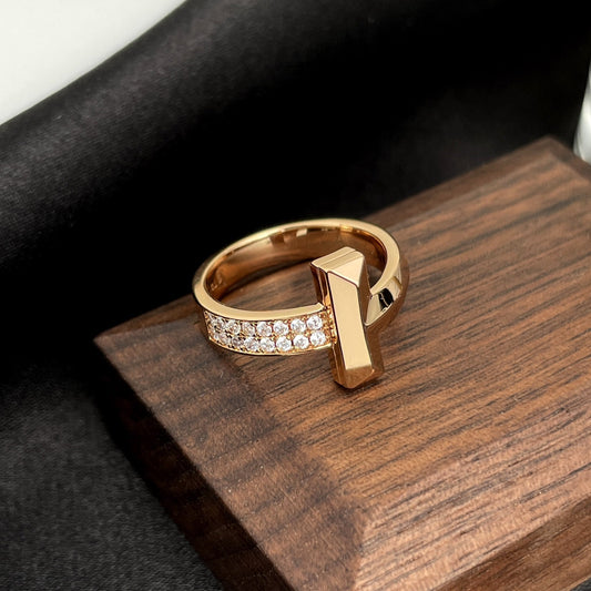 [Lioran]T WIDE DIAMOND RING