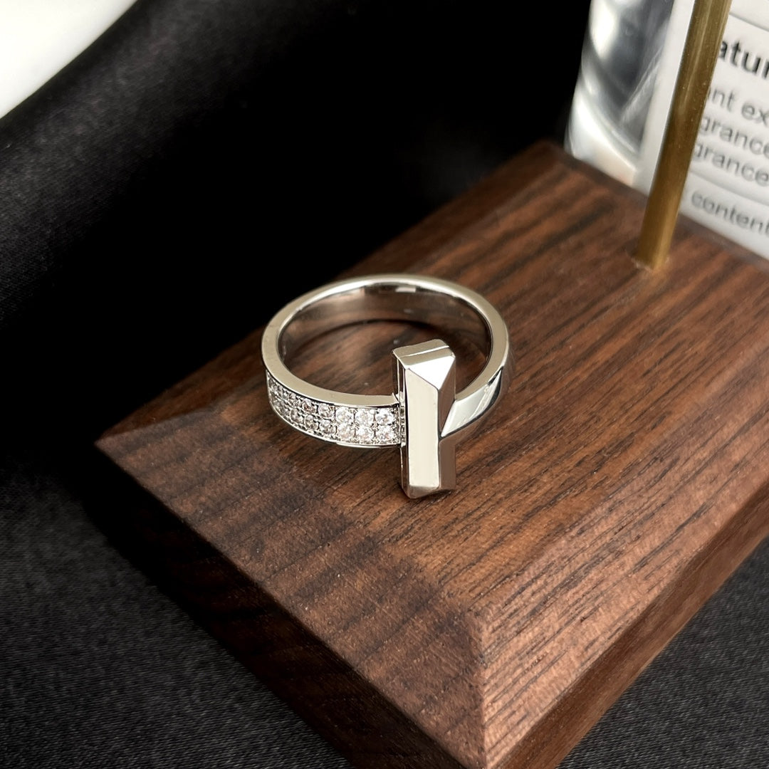 [Lioran]T WIDE DIAMOND RING