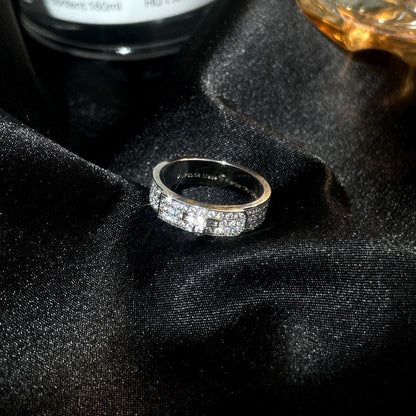 [⭐Lioran]KELLY SILVER DIAMOND RING