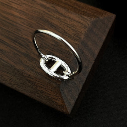 [⭐Lioran]RONDE SMALL SILVER DIAMOND RING