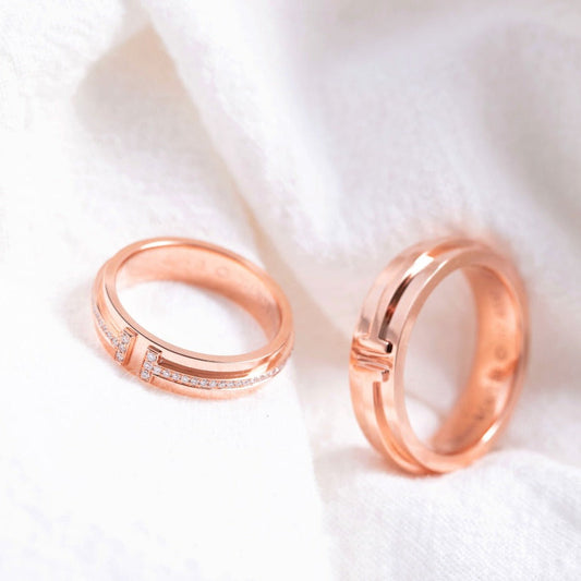[Lioran]T PINK GOLD RING