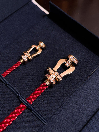 [⭐Lioran]FORCE 10 HALF DIAMOND PINK GOLD RED CORDERI LARGE AND MEDIUM MODEL