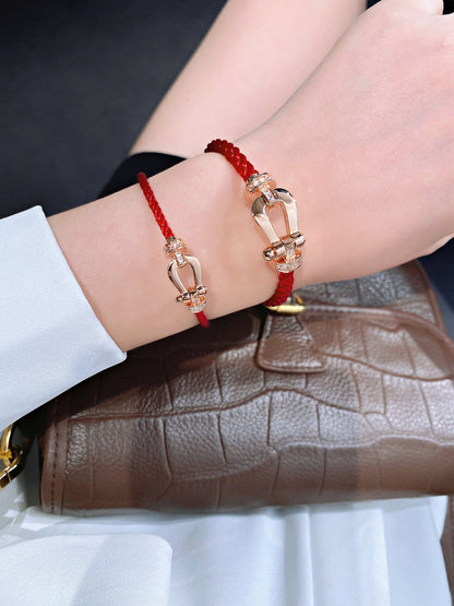 [⭐Lioran]FORCE 10 HALF DIAMOND PINK GOLD RED CORDERI LARGE AND MEDIUM MODEL
