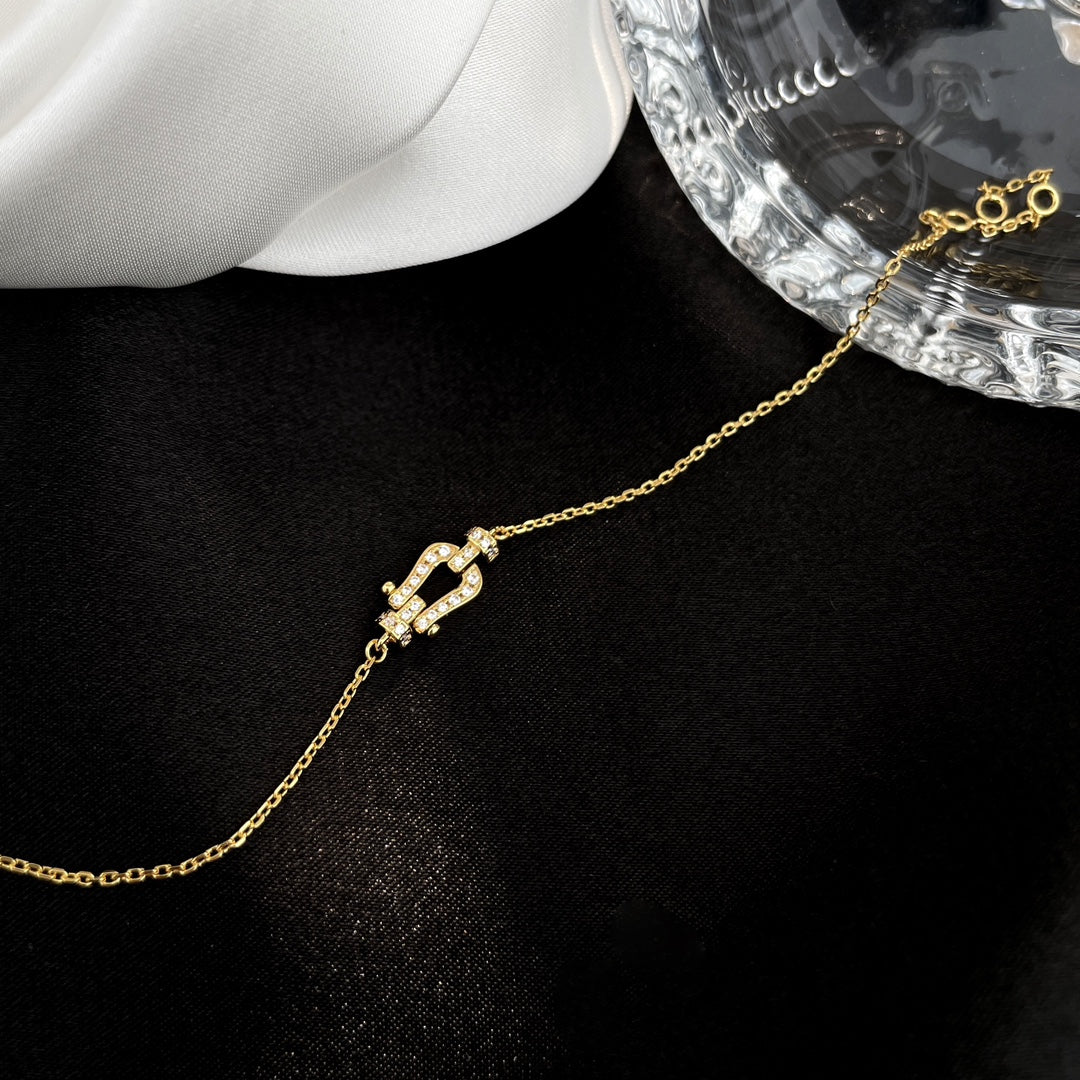 [⭐Lioran]FORCE 10 FULL DIAMOND BUCKLE CHAIN LINK MINI MODEL
