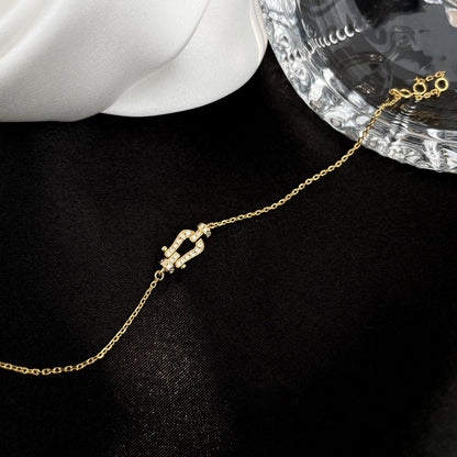 [⭐Lioran]FORCE 10 FULL DIAMOND BUCKLE CHAIN LINK MINI MODEL