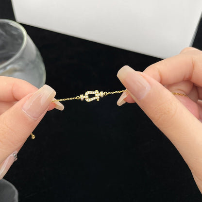 [⭐Lioran]FORCE 10 FULL DIAMOND BUCKLE CHAIN LINK MINI MODEL