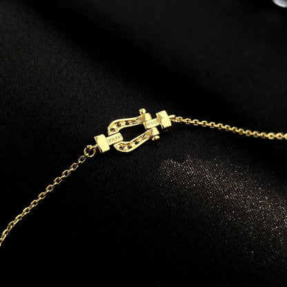 [⭐Lioran]FORCE 10 FULL DIAMOND BUCKLE CHAIN LINK MINI MODEL