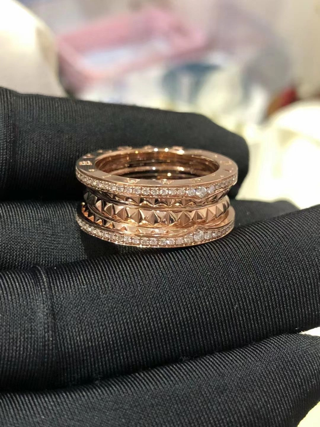 [⭐Lioran]ZERO 1 ROCK DIAMOND PINK GOLD