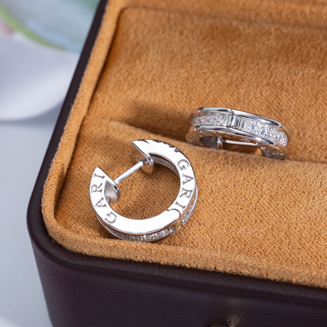 [⭐Lioran]ZERO 1 MINI SILVER DIAMOND EARRINGS