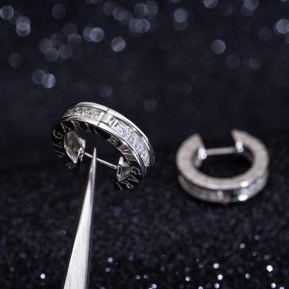 [⭐Lioran]ZERO 1 MINI SILVER DIAMOND EARRINGS