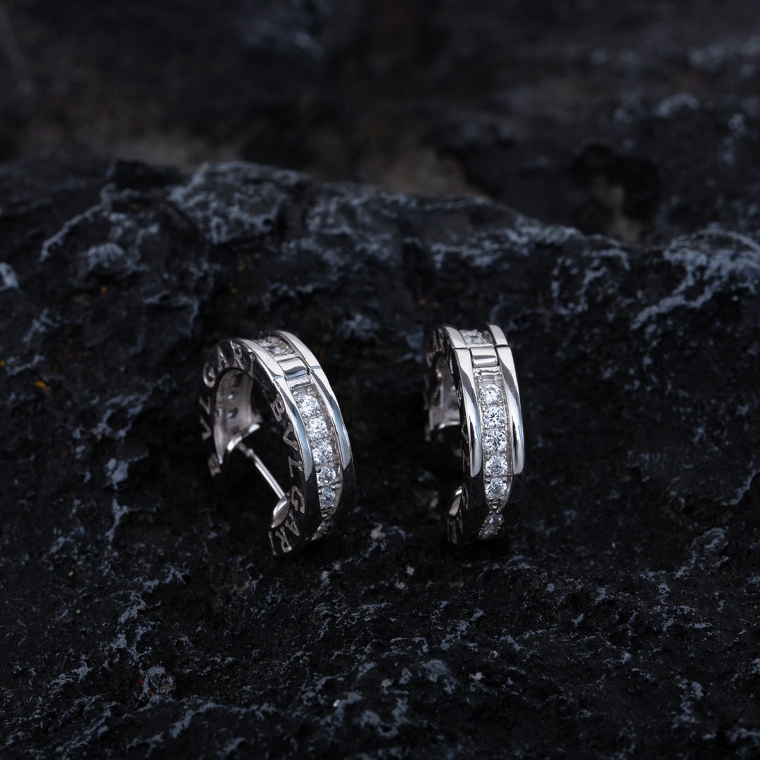 [⭐Lioran]ZERO 1 MINI SILVER DIAMOND EARRINGS