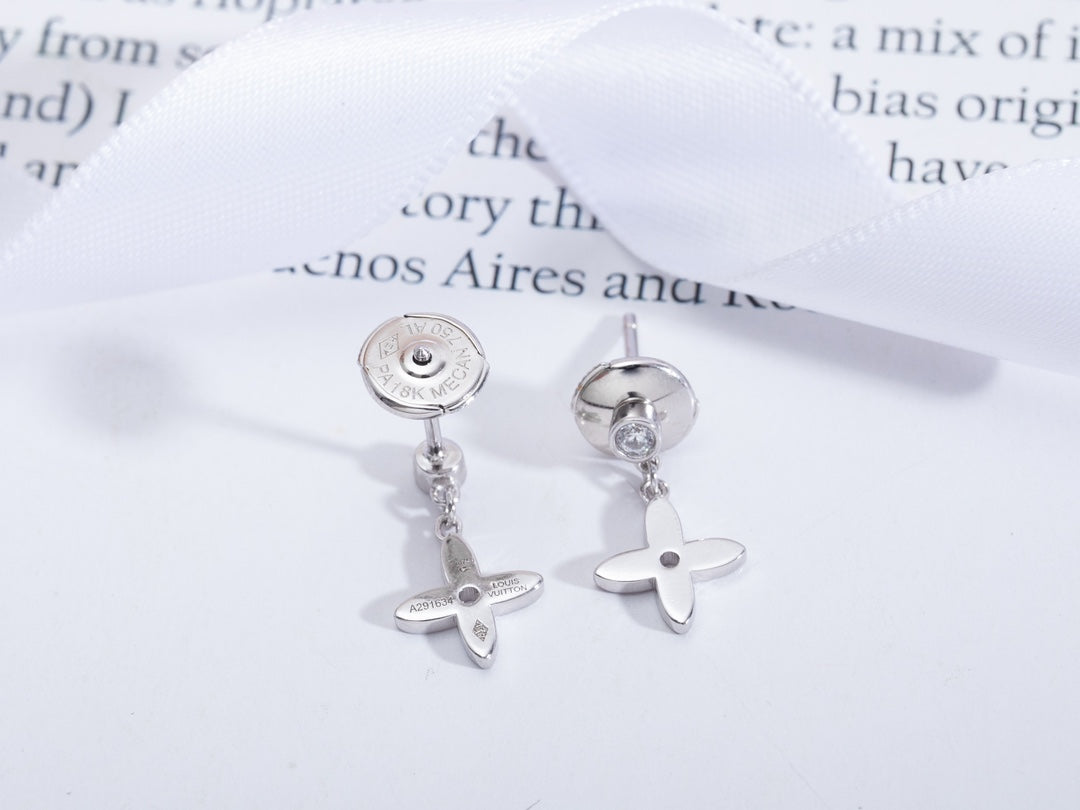 [⭐Lioran]VIDYLLE SILVER DIAMOND MINI DROP EARRINGS