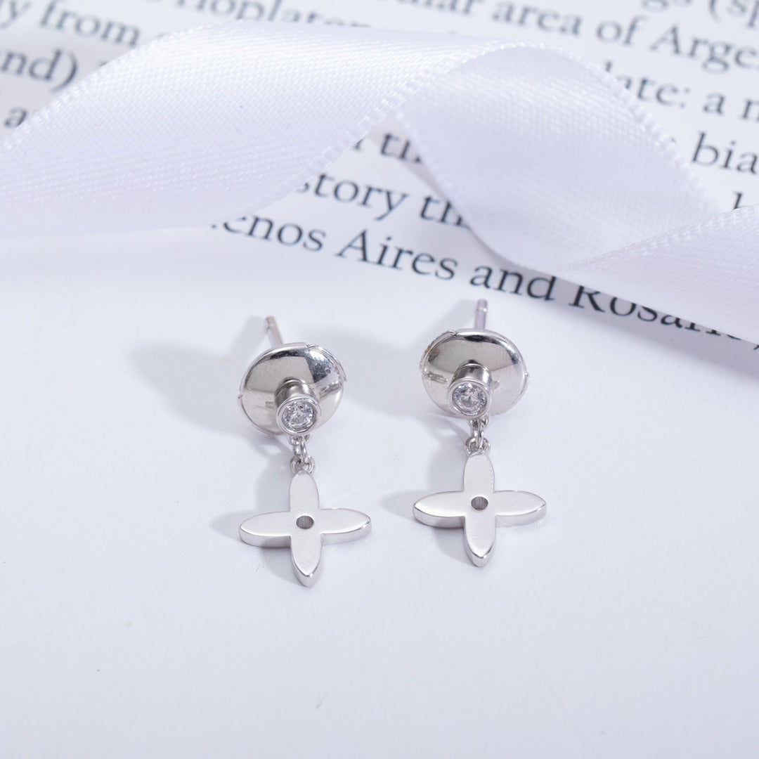 [⭐Lioran]VIDYLLE SILVER DIAMOND MINI DROP EARRINGS