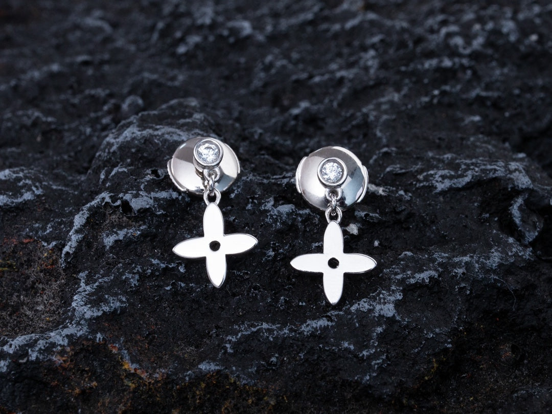 [⭐Lioran]VIDYLLE SILVER DIAMOND MINI DROP EARRINGS