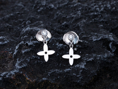 [⭐Lioran]VIDYLLE SILVER DIAMOND MINI DROP EARRINGS