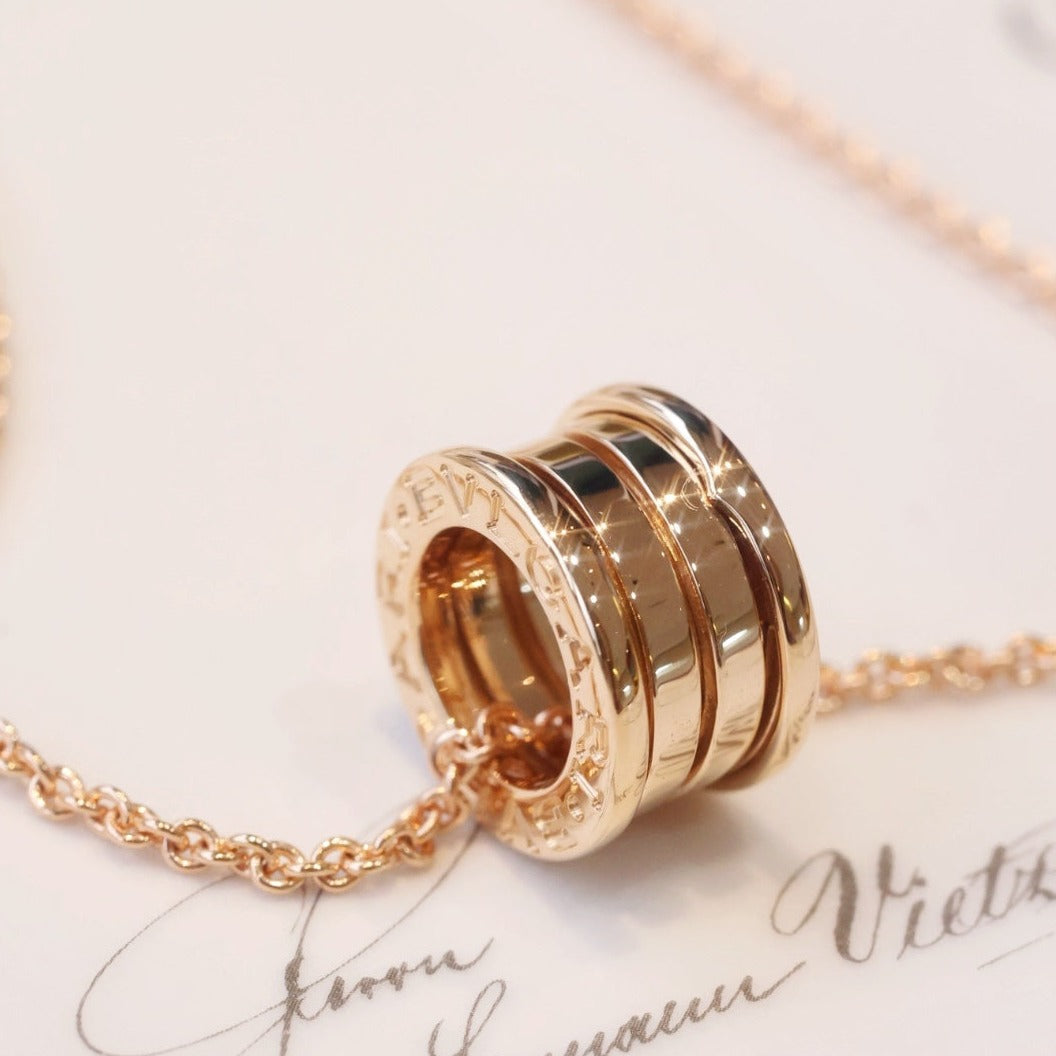 [⭐Lioran]ZERO 1 PINK GOLD NECKLACE