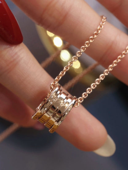[⭐Lioran]ZERO 1 PINK GOLD NECKLACE