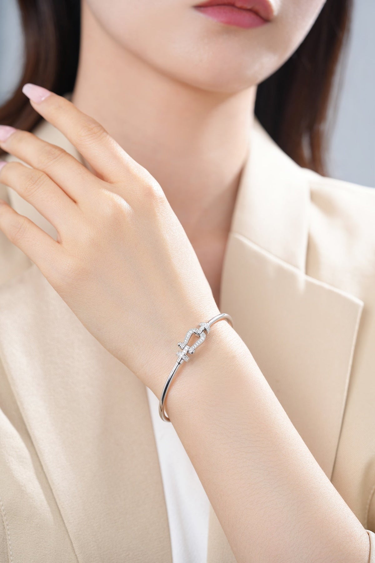 [⭐Lioran]FORCE 10 MOYEN DIAMOND BRACELET
