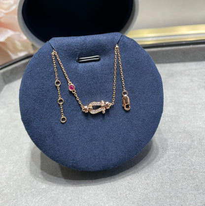 [⭐Lioran]FORCE 10 DIAMOND CHAIN LINK PINK GOLD BRACELET