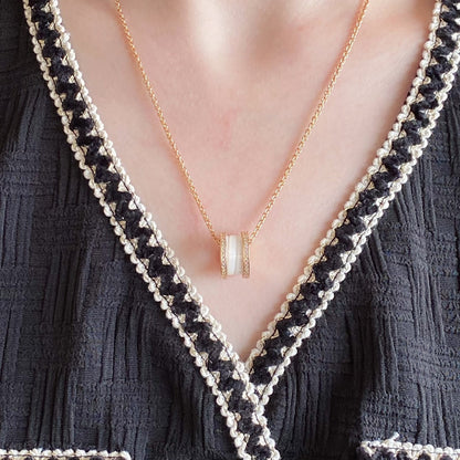 [⭐Lioran]ZERO 1 DIAMOND CERAMIC NECKLACE