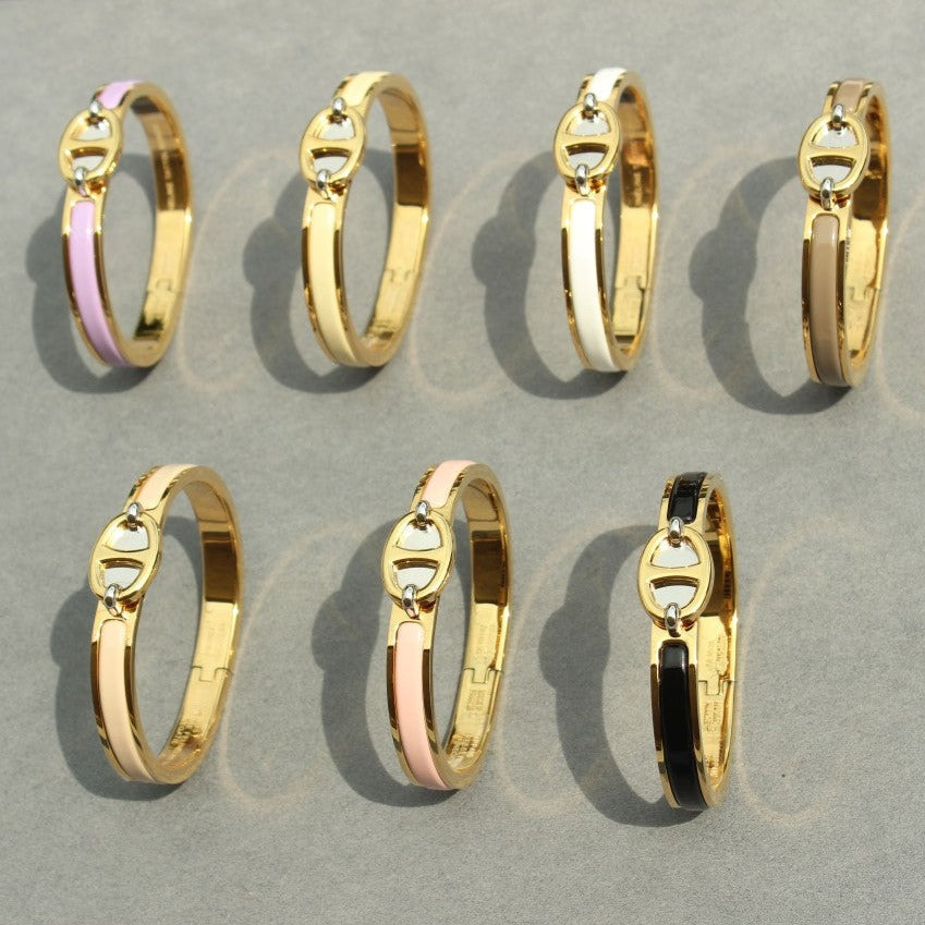 [⭐Lioran]CLIC CHAINE GOLD BRACELET