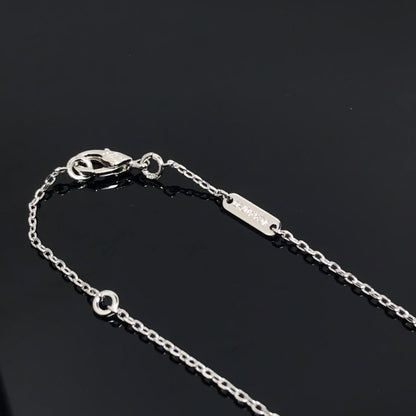 [⭐Lioran]CLOVER PIETERSITE SILVER LONG NECKLACE