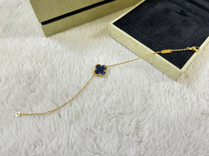 [⭐Lioran]CLOVER 1 MOTIF PIETERSITE BRACELET