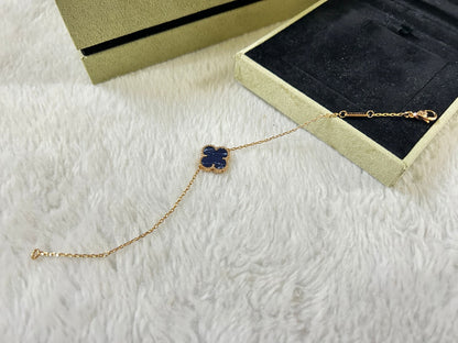 [⭐Lioran]CLOVER 1 MOTIF PIETERSITE BRACELET