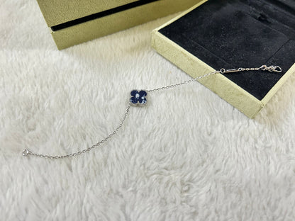 [⭐Lioran]CLOVER 1 MOTIF PIETERSITE BRACELET