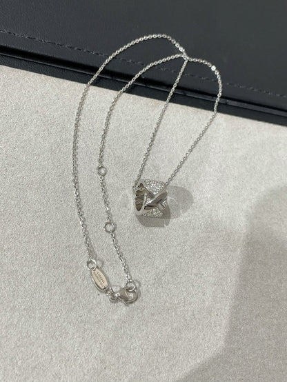 [⭐Lioran]LIENS EVIDENCE DIAMOND PAVED NECKLACE
