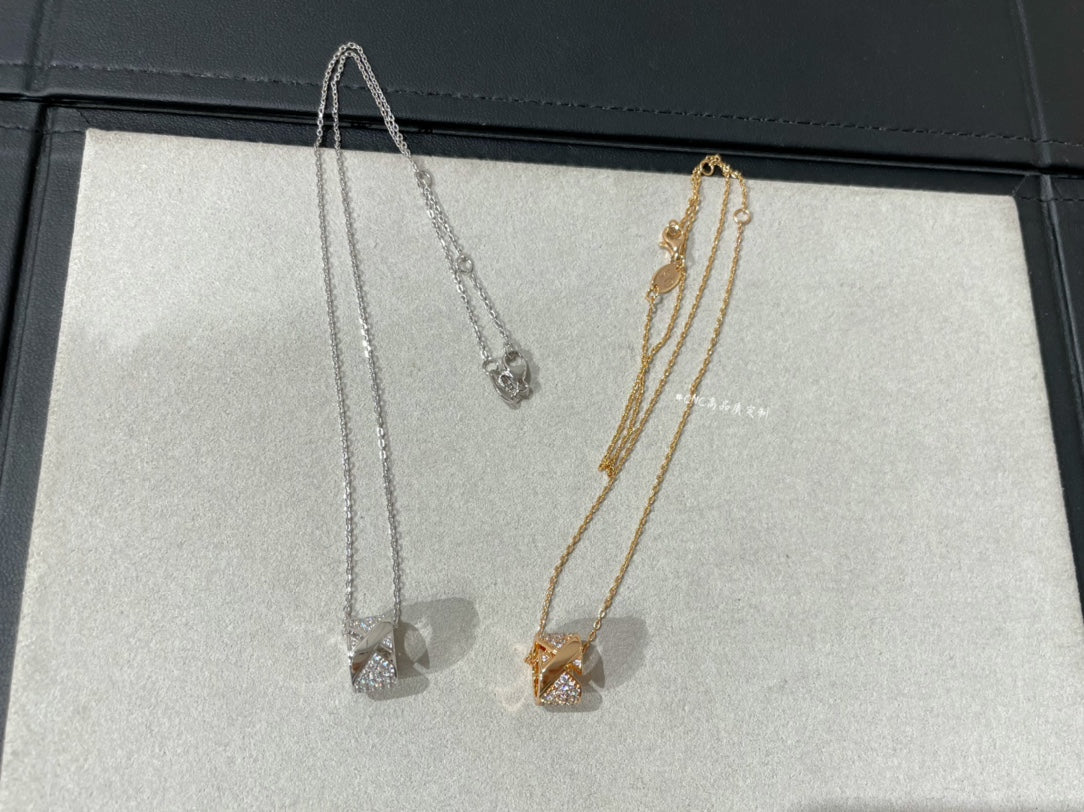 [⭐Lioran]LIENS EVIDENCE DIAMOND PAVED NECKLACE