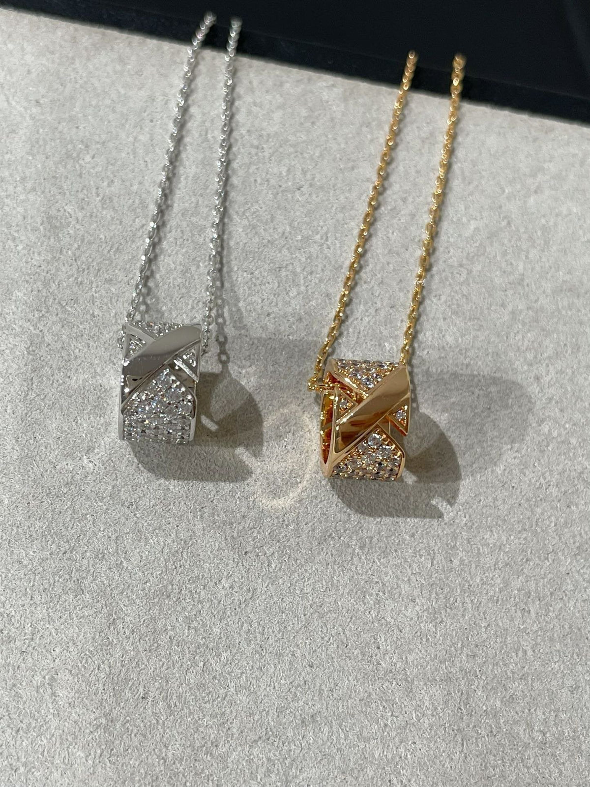 [⭐Lioran]LIENS EVIDENCE DIAMOND PAVED NECKLACE
